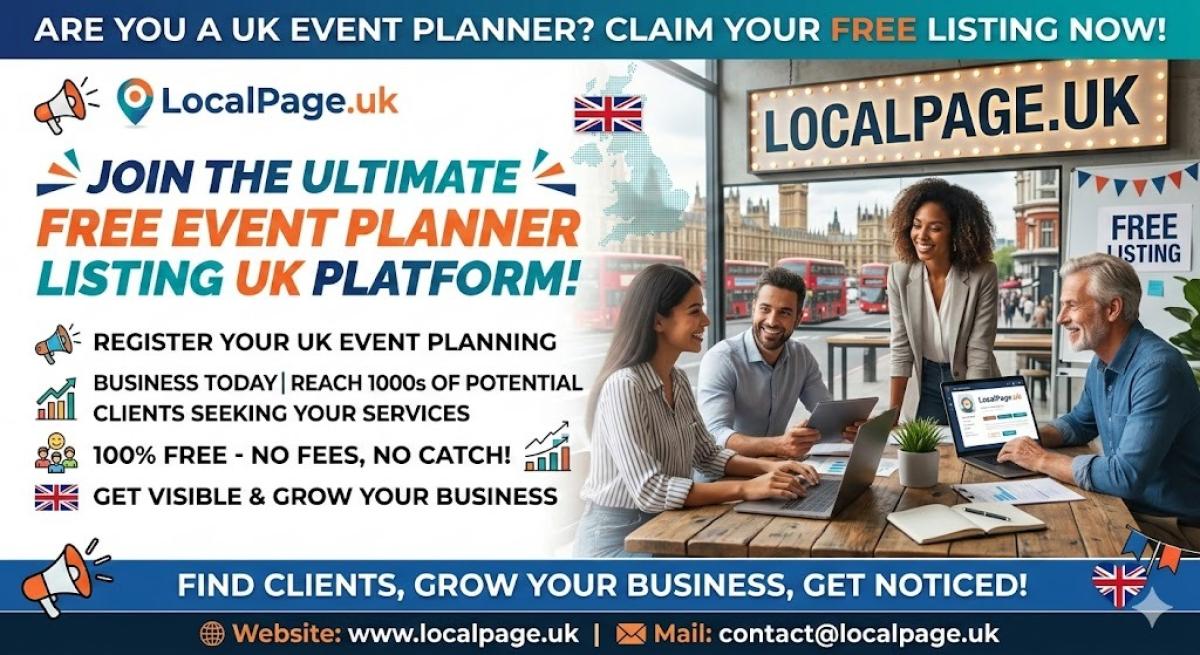 Free UK Directory For Event Management Professionals by officiallocalpageuk
