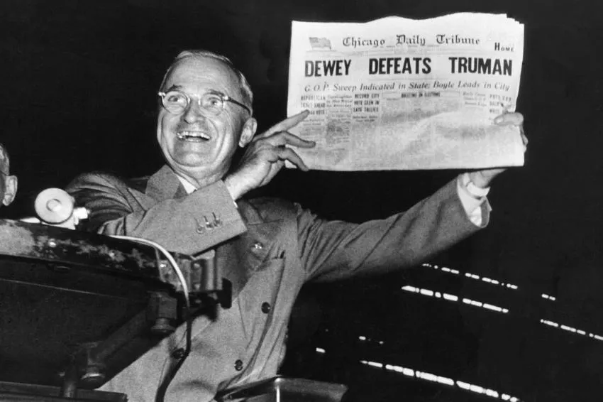 Dewey Beats Trump