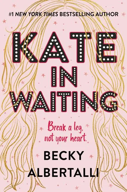 book cover for kate in waiting, ya teen young adult romance novel