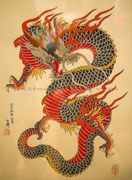 japanese dragon traditional