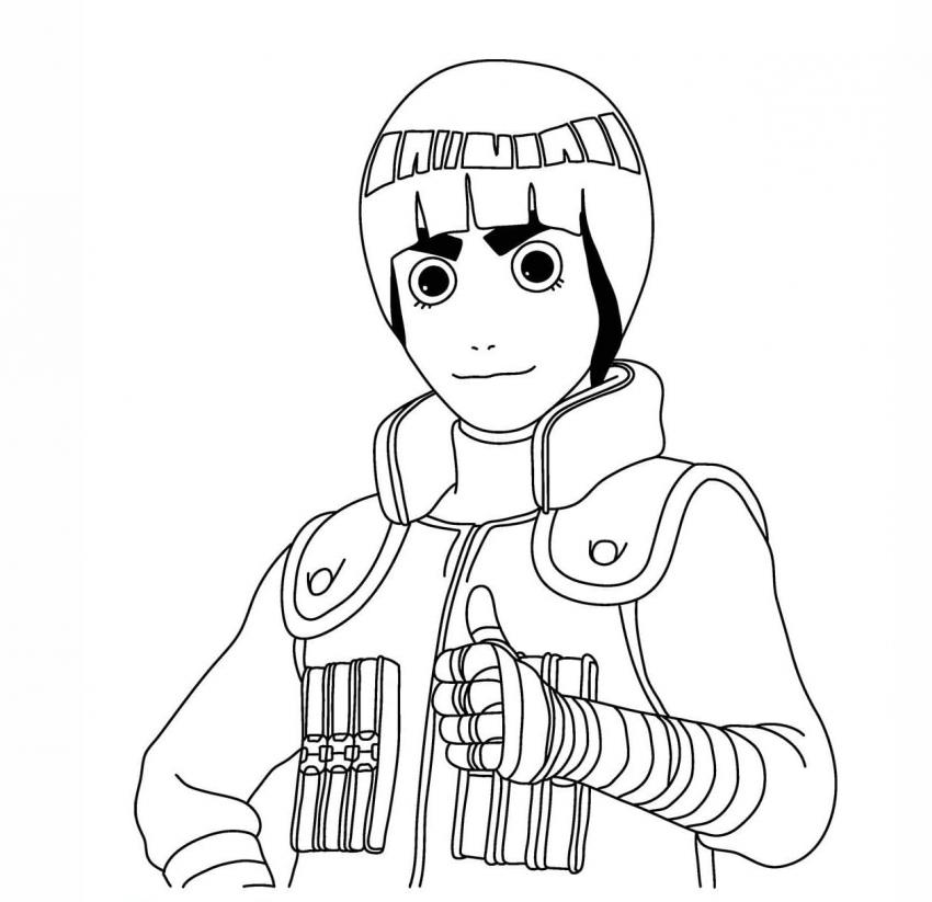 Rock Lee Coloring Pages: Embracing The Spirited Determination Rock Lee Coloring Pages: Embracing The Spirited Determination by Coloring Lib
