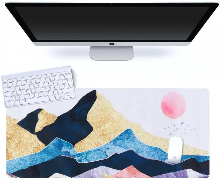 Abstract desk mat mouse pad