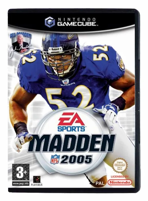 Madden 05 Gamecube Cover