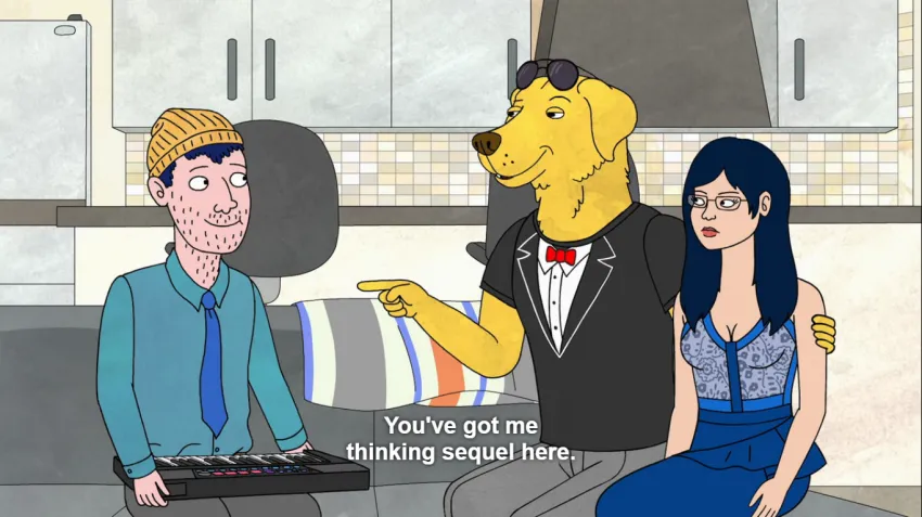 bojack horseman diane blue outfit s1e4