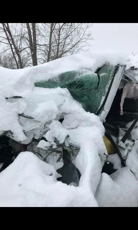 another exterior angle of the car our new car totaled