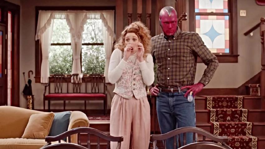 Wanda, Vision and kids in Wandavision