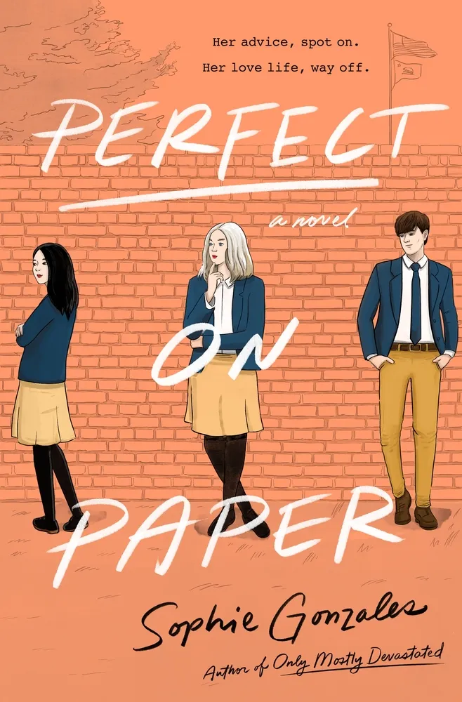 Perfect on Paper by Sophie Gonzales The book cover for Perfect on Paper