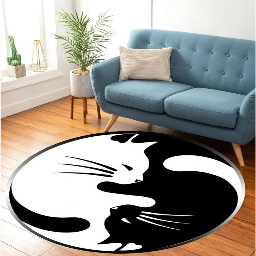 Cat floor rug, cat home decor
