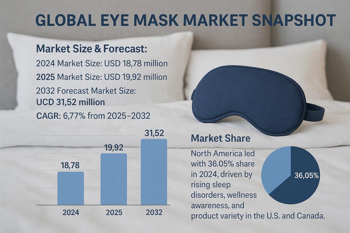 Eye Mask Market Outlook, Regional Trends, And Forecast To 2032 Eye Mask Market Outlook, Regional Trends, And Forecast To 2032 by Industry Outlook