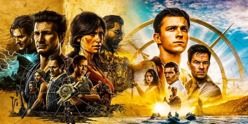 Uncharted movie game comparison