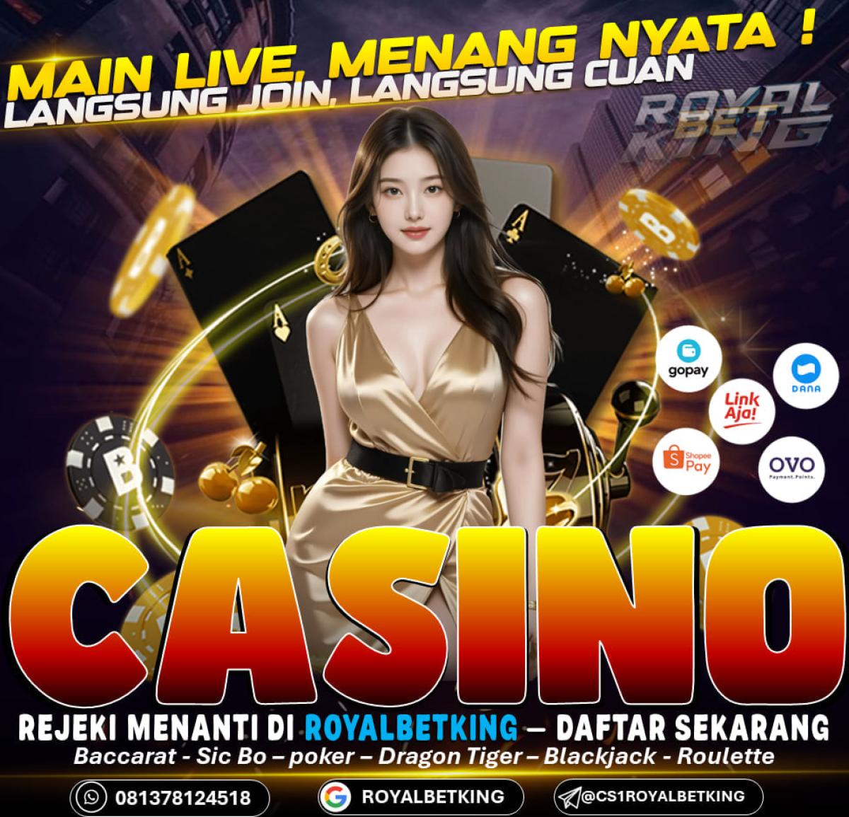 AGEN JUDI LIVE CASINO ONLINE | DAFTAR LIVE CASINO ONLINE ROYALBETKING by AGENROYALBETKING
