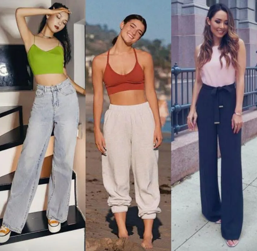 Bottomwear guidelines for women with pear shaped bodies