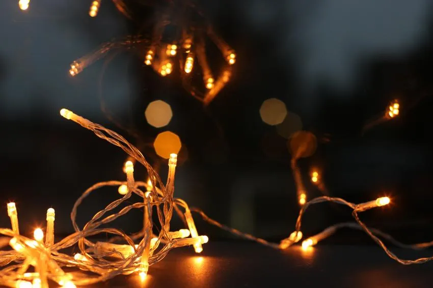 calming string lights