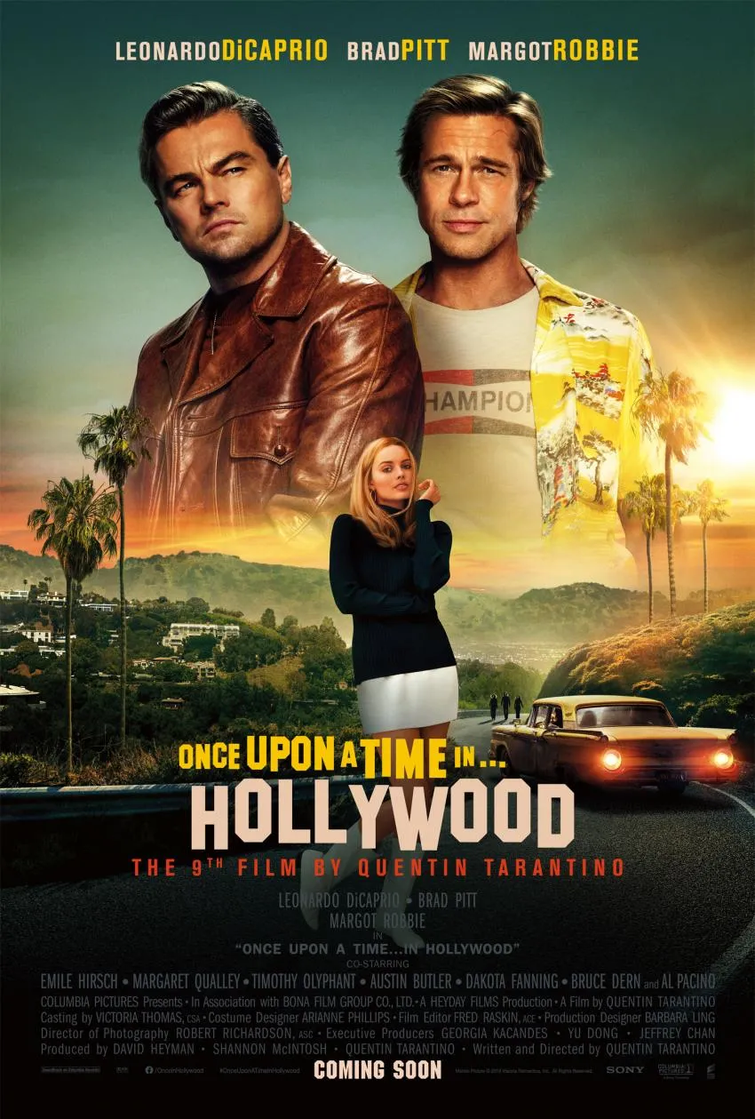 Once Upon A Time In Hollywood Poster Promotional tool for Tarantino's 9th film OUATIH