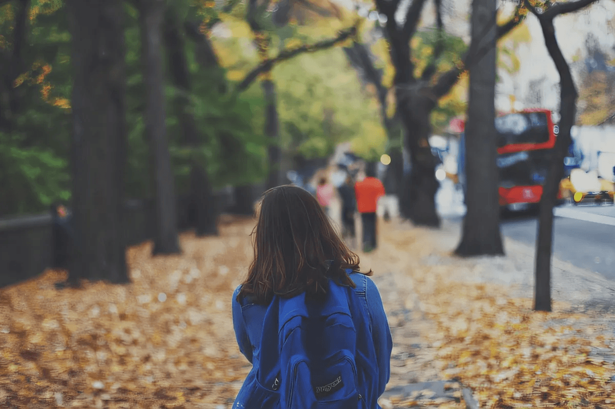 Walking To Class by Saira V Ramjit