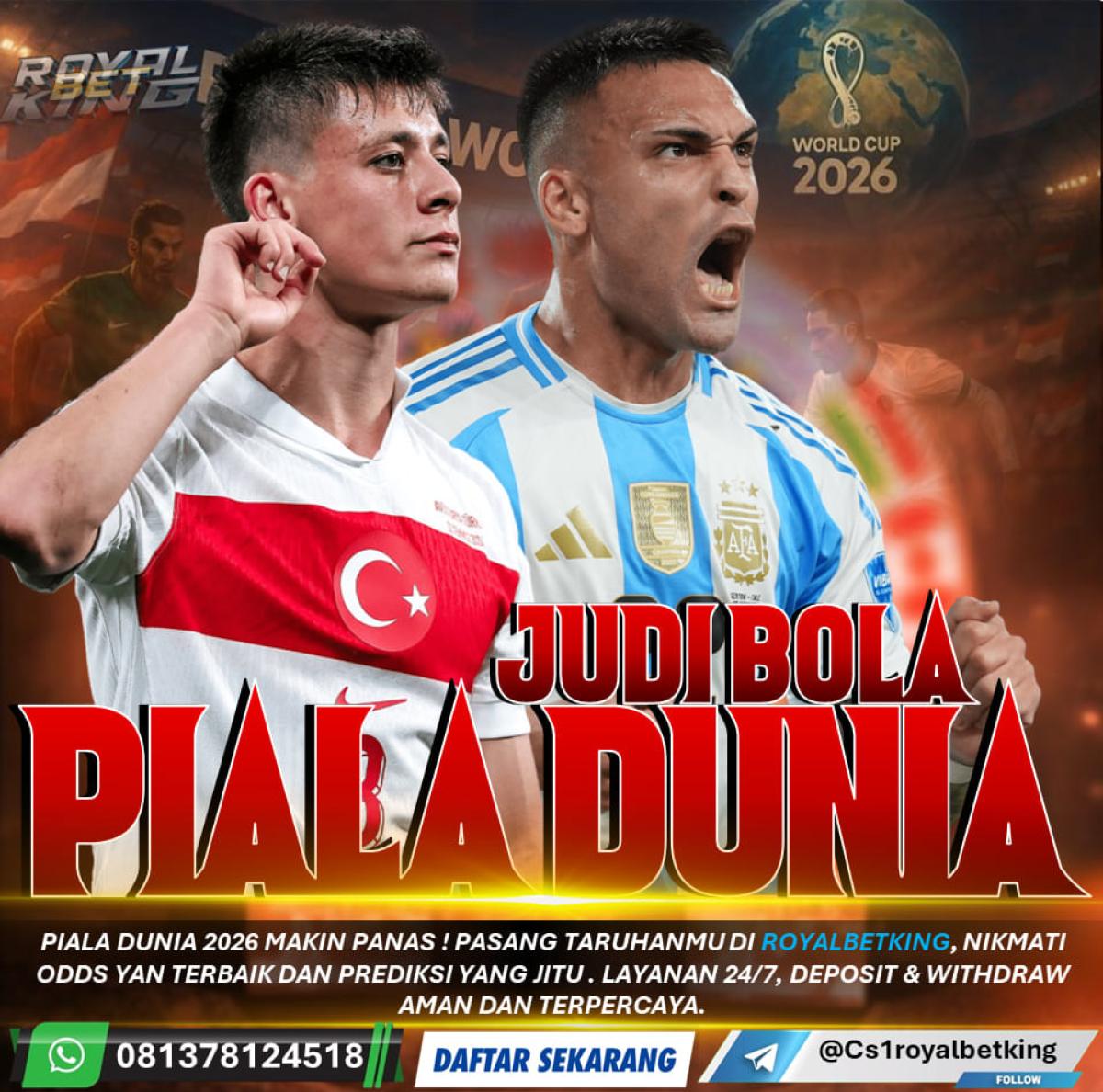 ROYALBETKING X SITUS JUDI BOLA PIALA DUNIA 2026 | AGEN PIALA DUNIA TERBAIK by AGENROYALBETKING