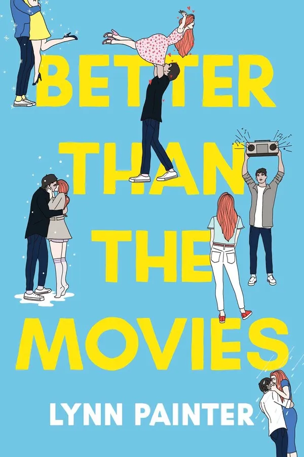 book cover for better than the movies, upcoming young adult romance novel