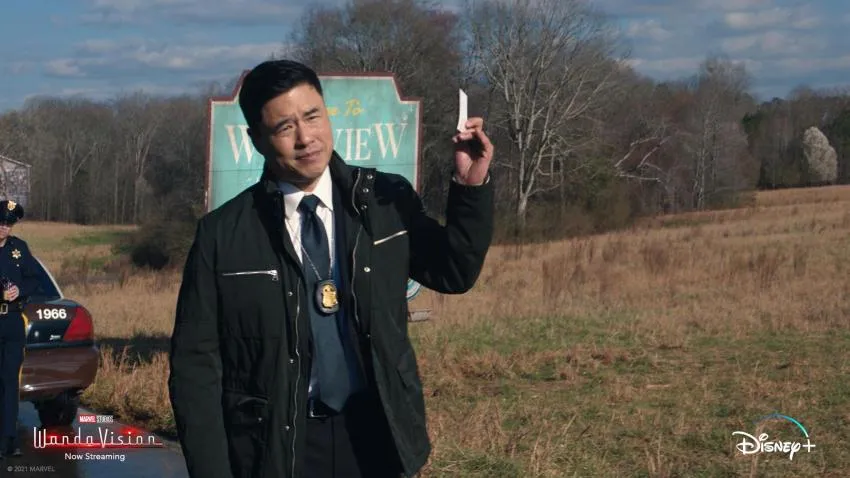 Randal Park as Jimmy Woo Randal Park, Jimmy Woo, Disney, Marvel, Disney+, WandaVision