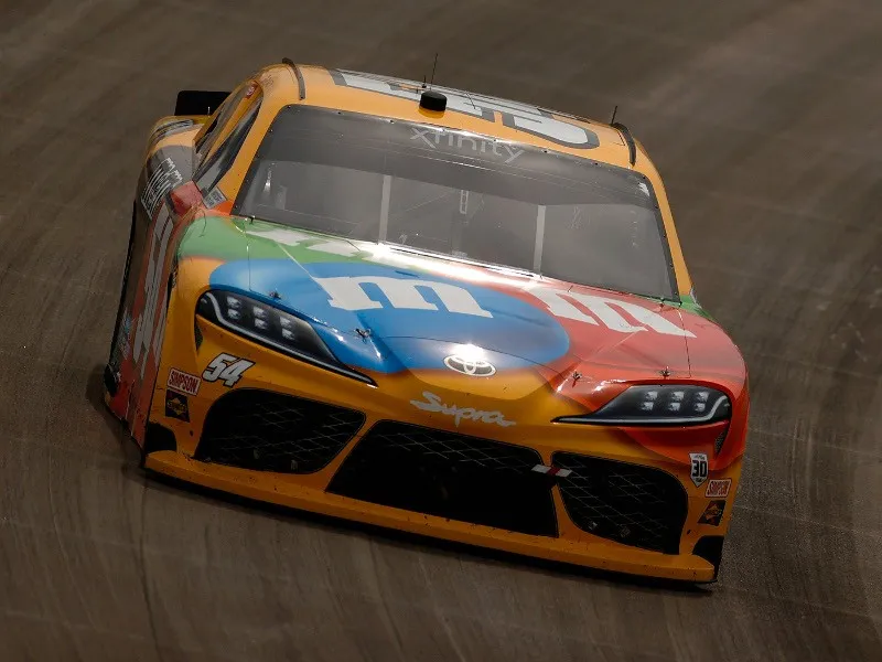 Kyle Busch in the #54 Toyota Supra