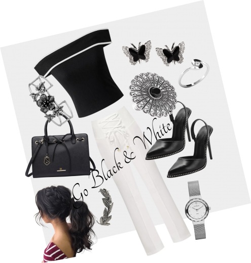 Go black and white Go black and white | party outfit