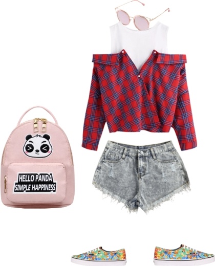 college look inspirations with TALLY WEIJL Embroidered Backpack with Zip Closure - fashion college look inspirations with TALLY WEIJL Embroidered Backpack with Zip Closure - fashion