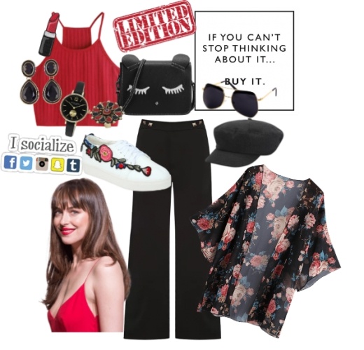 trending black and red trending black and red | college look