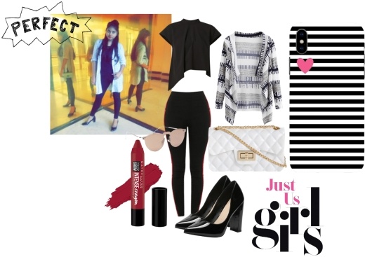 black and white black and white | casual outfit