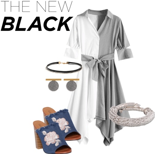 party outfit inspirations with SKAGEN Silver-Toned Embellished Bracelet - new black party outfit inspirations with SKAGEN Silver-Toned Embellished Bracelet - new black