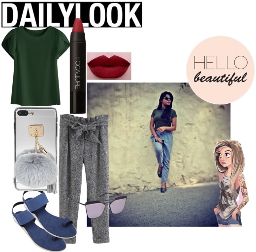 casual outfit inspirations with Ruffle Trim Self Tie Glen Plaid Pants - daily look casual outfit inspirations with Ruffle Trim Self Tie Glen Plaid Pants - daily look