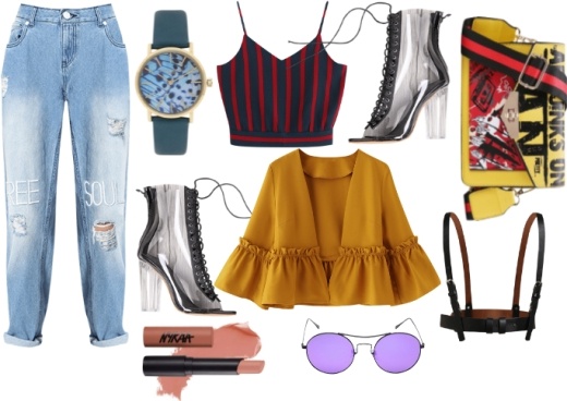 The new girl The new girl | college look
