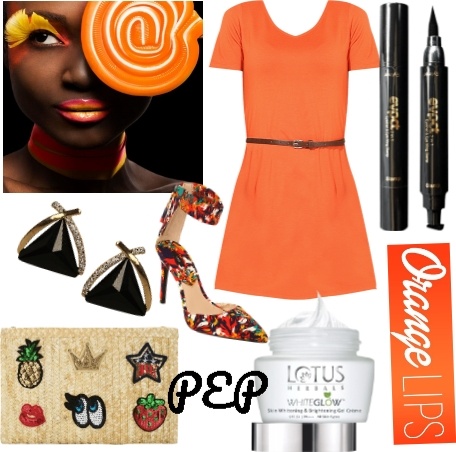 Orangish! | party outfit