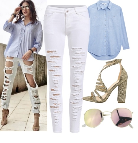 celebrity look inspirations with Mirrored Metal Frame Sunglasses - Celeb Look celebrity look inspirations with Mirrored Metal Frame Sunglasses - Celeb Look