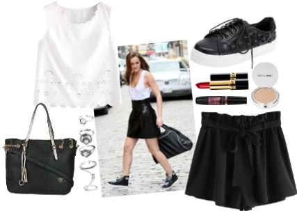 celebrity look inspirations with Revlon Super Lustrous Lipstick - Blair Waldorf goes Monochrome celebrity look inspirations with Revlon Super Lustrous Lipstick - Blair Waldorf goes Monochrome