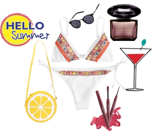 vacation style inspirations with BAGGIT Womens Zipper Closure Sling Bag - Hello, summer! vacation style inspirations with BAGGIT Womens Zipper Closure Sling Bag - Hello, summer!