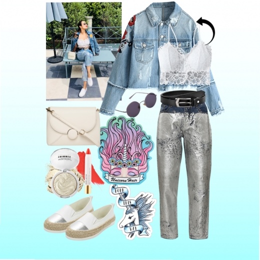 Unicorn pants meets Denims Unicorn pants meets Denims | celebrity look