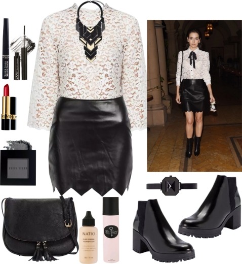 Party With Leather and Lace Party With Leather and Lace | party outfit