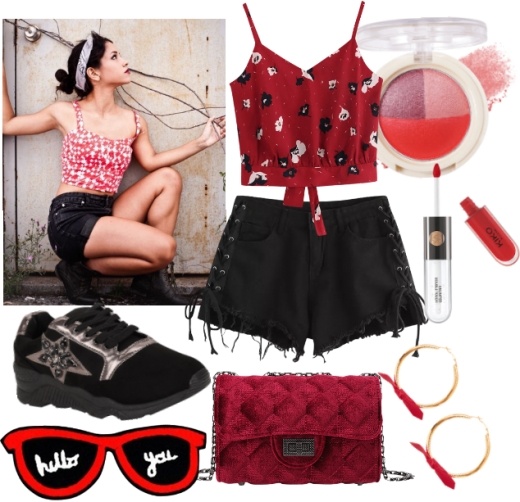 street style inspirations with Twist Lock Velvet Chain Crossbody Bag - Hey You! street style inspirations with Twist Lock Velvet Chain Crossbody Bag - Hey You!