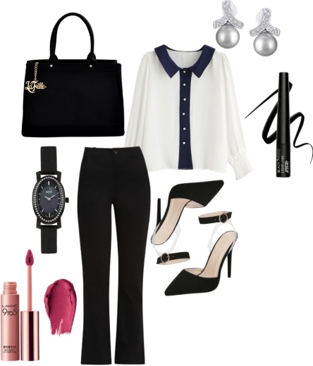 formal style inspirations with Nykaa Black Magic Liquid Eyeliner - Off to work formal style inspirations with Nykaa Black Magic Liquid Eyeliner - Off to work