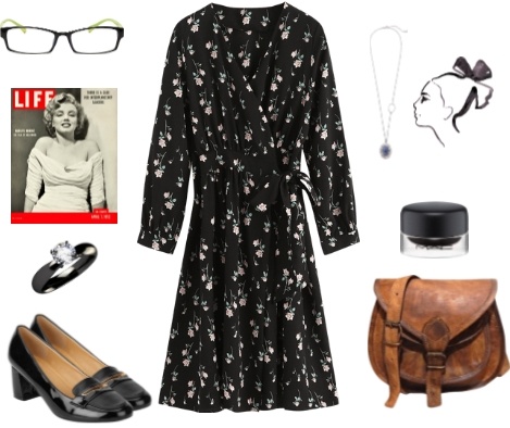 Vintage wrap dress Vintage wrap dress | street style