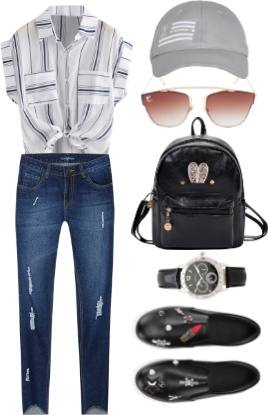 college look inspirations with Clark N Palmer Unisex Oval Sunglasses CNP-FY102-B2 - To College Days college look inspirations with Clark N Palmer Unisex Oval Sunglasses CNP-FY102-B2 - To College Days