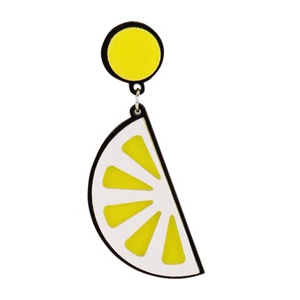 shop online ERISTONA Lime Wedge Earrings shop online ERISTONA Lime Wedge Earrings
