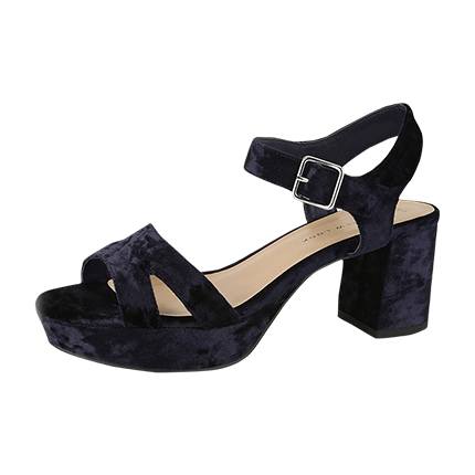 shop online Velvet Block Heeled Sandals shop online Velvet Block Heeled Sandals