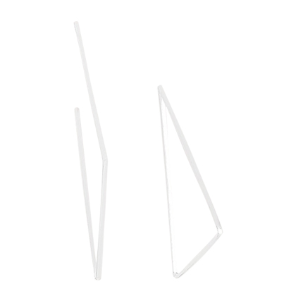shop online KOOVS Triangle Hoop Earrings shop online KOOVS Triangle Hoop Earrings