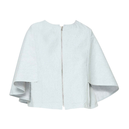 shop online Cape Detail Denim Jacket shop online Cape Detail Denim Jacket