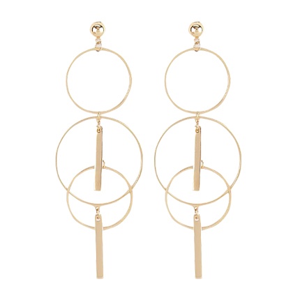shop online KOOVS Multi Hoop Drop Earrings shop online KOOVS Multi Hoop Drop Earrings