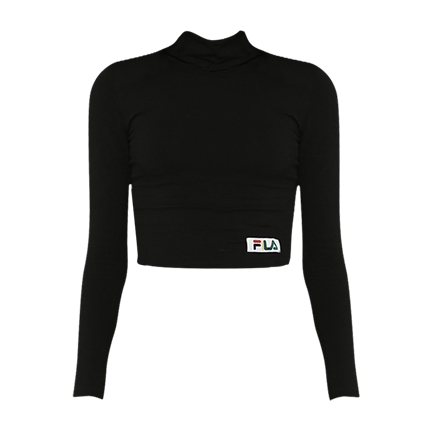shop online Cropped Roll Neck T-Shirt shop online Cropped Roll Neck T-Shirt
