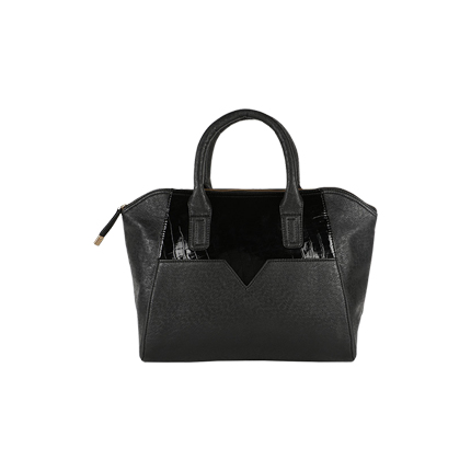 shop online KOOVS Clean Zip Top Handbag shop online KOOVS Clean Zip Top Handbag