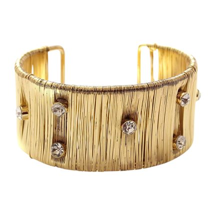 shop AYESHA Womens Gold Plated Metal Cuff online shop AYESHA Womens Gold Plated Metal Cuff online