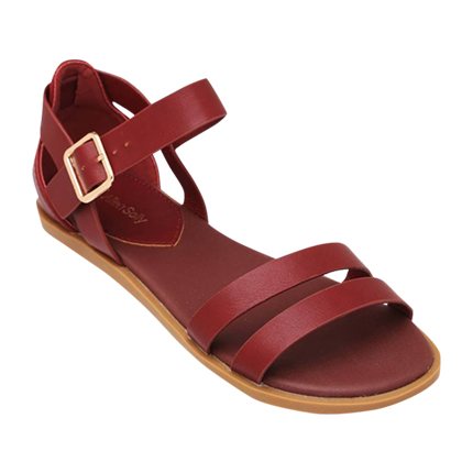 shop ALLEN SOLLY Womens Casual Wear Buckle Closure Flats online shop ALLEN SOLLY Womens Casual Wear Buckle Closure Flats online