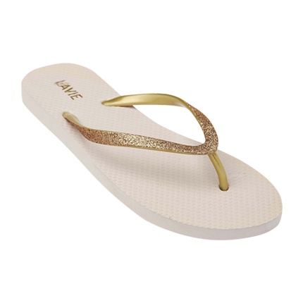 orange sandals flat